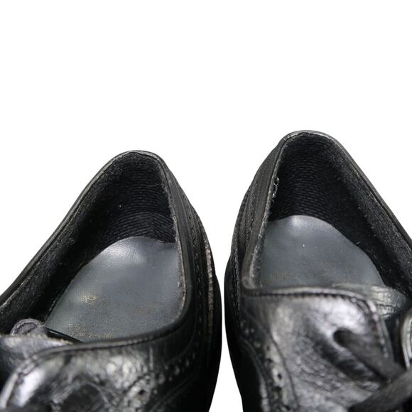 Hy Test Shoes Mens 8.5 Oxford Derby Wingtip Brogue Safety Work Leather Classic - Picture 12 of 16